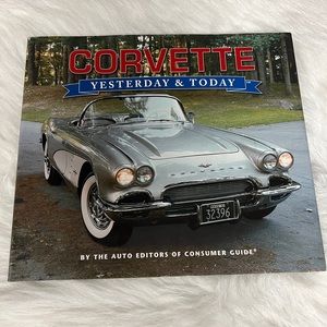 Corvette yesterday and today hardcover book